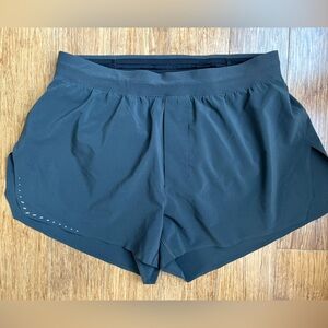 Lululemon womens Running Shorts charcoal size medium. 1556
